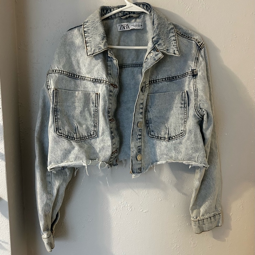 Zara Light Blue Denim Jacket